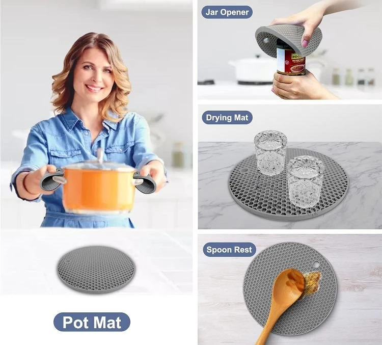 4 heat resistant trivet mat(001)