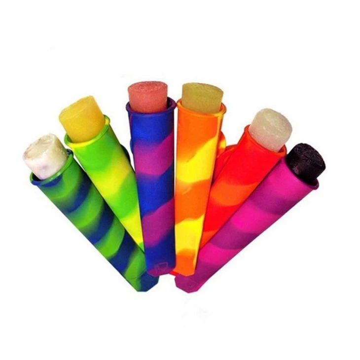 3 silicone popsicle molds