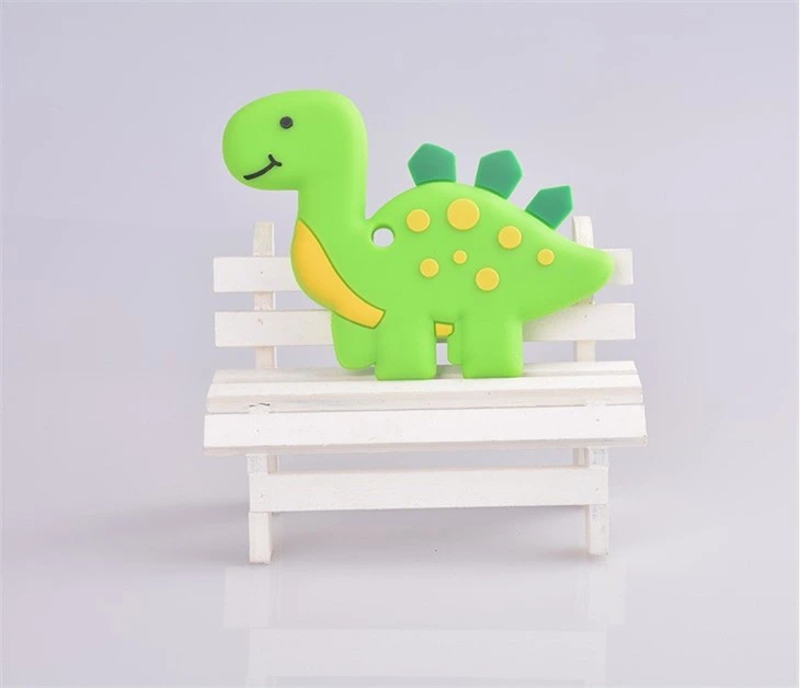 New Custom Baby Teething Chew Toys Baby Toys Animals Cartoon Teether Pendant BPA Free Silicone Teether